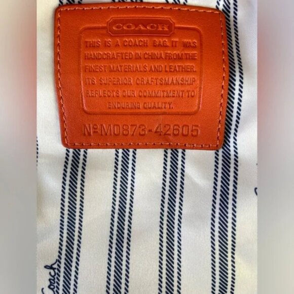 Vintage Coach Bonnie Cashin Collection Print Crossbody Bag Kiss Lock Pocket - Picture 6 of 6